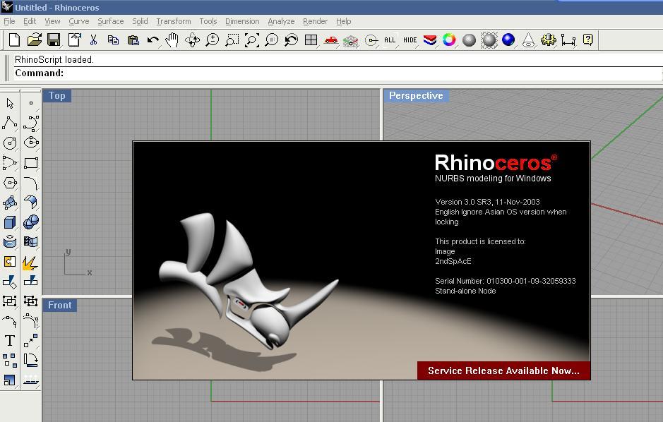 Rhinoceros 3D 4.0 Service Release 8 (Full 2010)Good