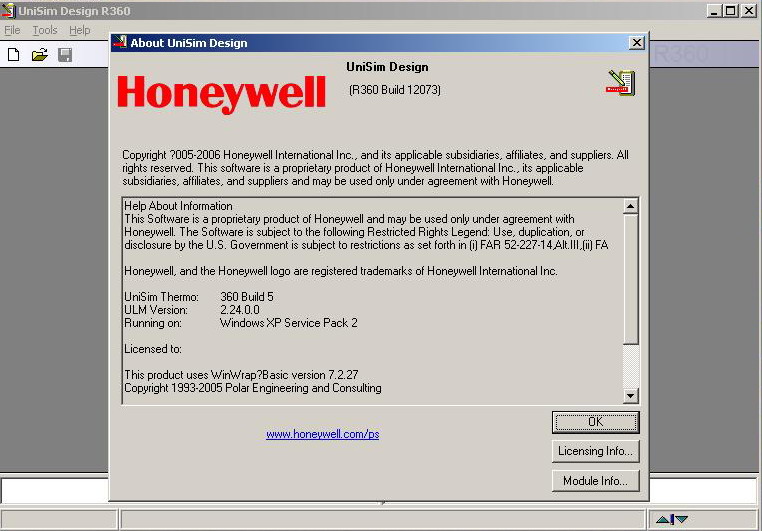 Honeywell UniSim Design Suite R460.1 Crack